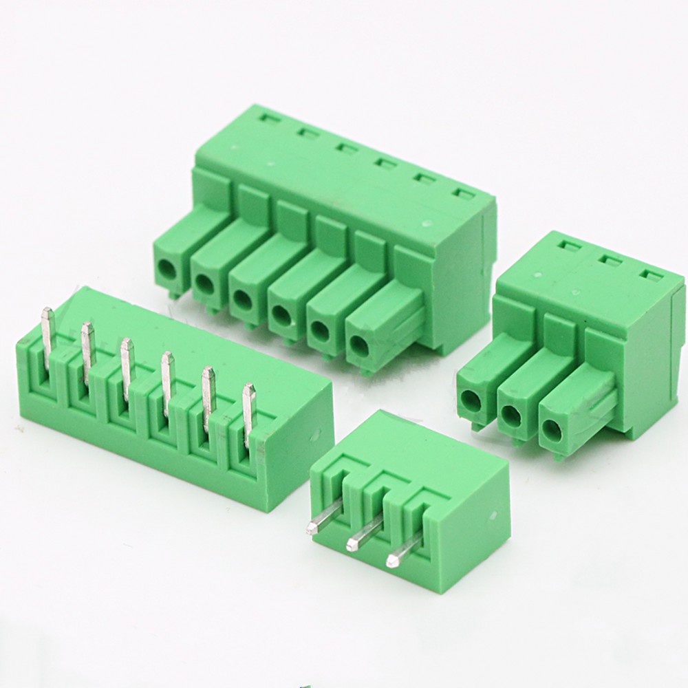 100PCS 15EDG 3,81mm KF2EDG PCB Schraube Terminal Block Stecker 3,81 MM Pitch Header Buchse 2/3/4/5/6/7/8/9/10/12P