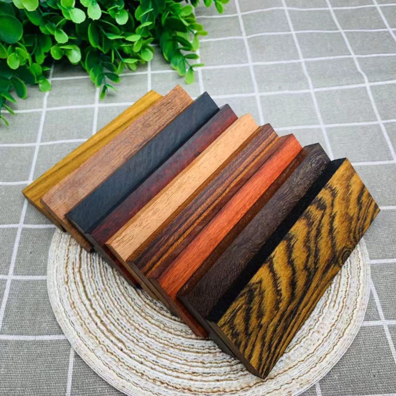DIY Knife Scales Handle Blank Exotic Wood Knives Making Plate Material 120*40*10MM 4.7 x 1.6 x 0.4 inch High quality Drop ship