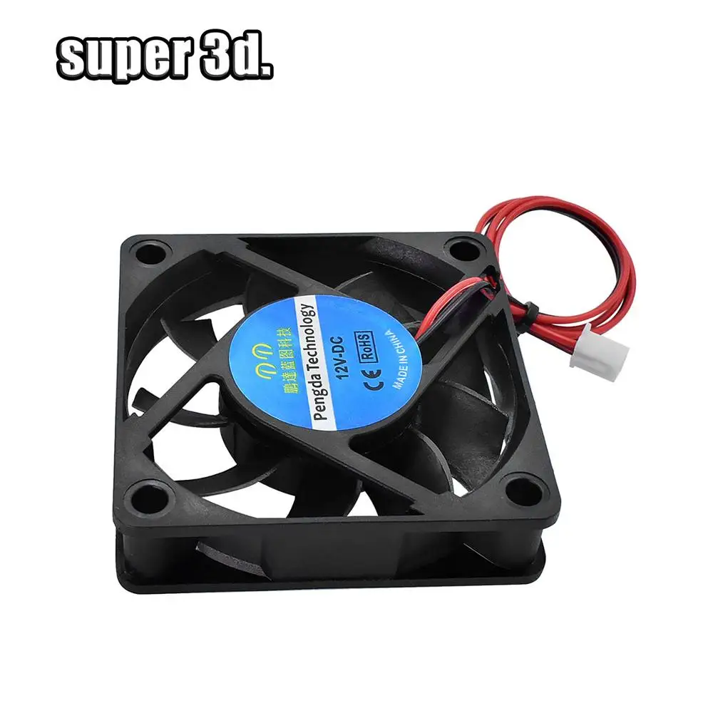 Năm 6015 Làm Mát Quạt Tản Nhiệt 12V 24V Với Dupont Dây Không Chổi Than 60Mm 60*60*15 MM 3D In Phần Mát Tản Nhiệt Êm