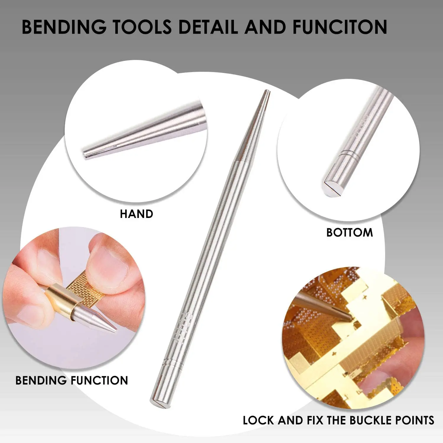 Piececool 6 Mô Hình Bộ Dụng Cụ Cho DIY 3D Ghép Hình Kim Loại Xếp Hình