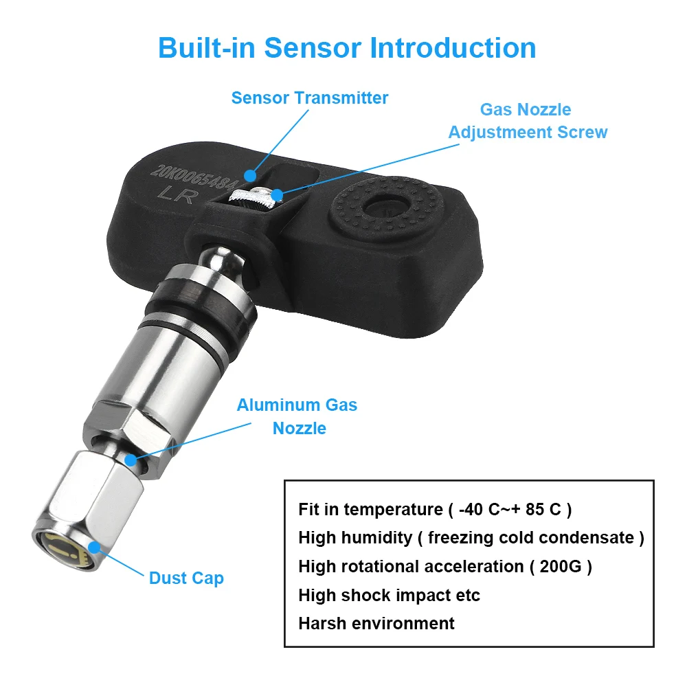 LEEPEE 車 TPMS タイヤ空気圧モニターシステム トヨタ用 温度リアルタイム監視 4個 外部内部センサー 燃料節約