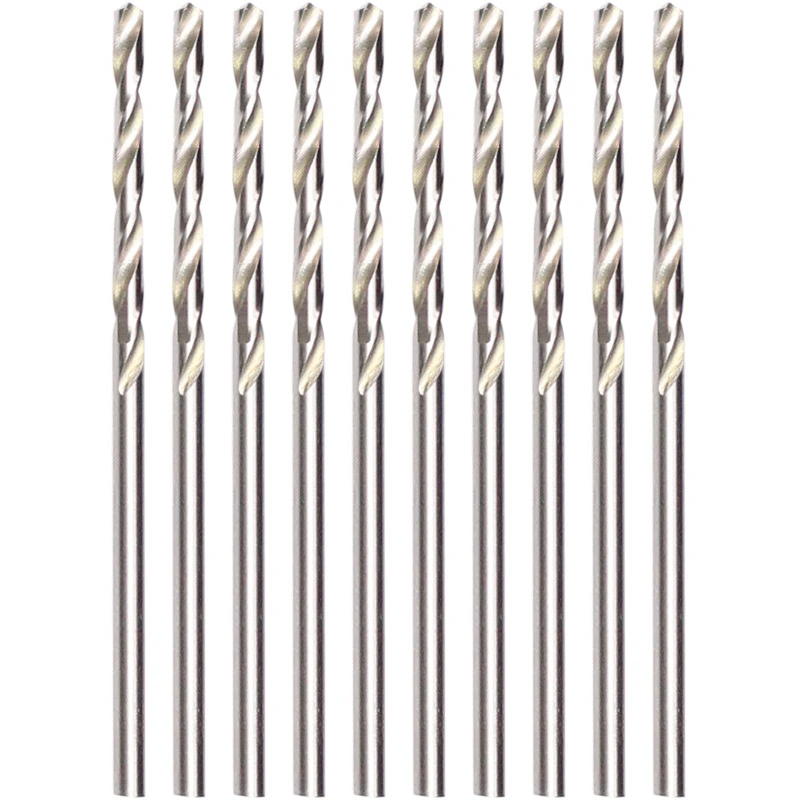 10 Chiếc 0.5 Đến 5.2Mm HSS 4241 Xoắn Mỹ Khoan Thẳng Vít Khoan Micro Thẳng Vỏ Gỗ Dụng Cụ khoan Điện Mũi Khoan Xoắn