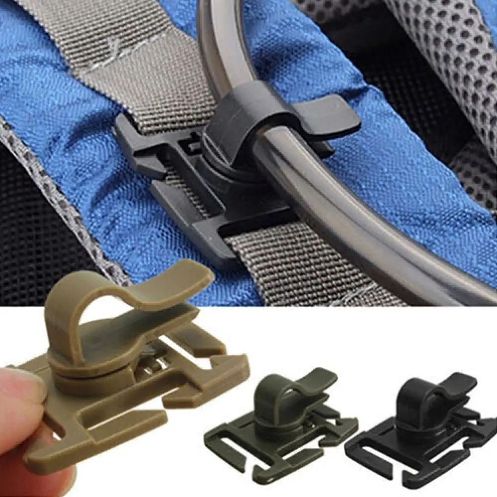 2 Chiếc Xoay Được Uống Ống Kẹp Molle Hydrat Hóa Bàng Quang Uống Ống Hút Bẫy Vòi Webbing Kẹp Cho Bình Nước Camelbak-Nước bộ Túi