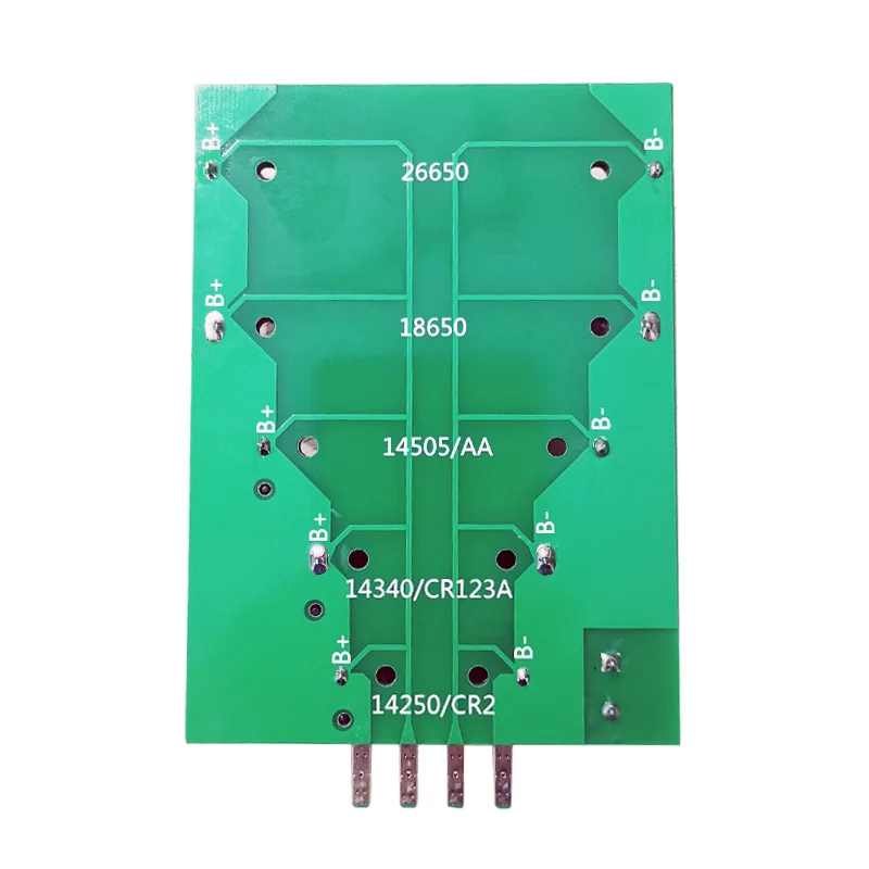 ABS 4-Dây Và 2 Dây Nhà Ga 18650 26650 14505 14340 1425 Pin Ốp Lưng Giá Đỡ Kiểm Tra Hộp Bảo Quản cho DL24P
