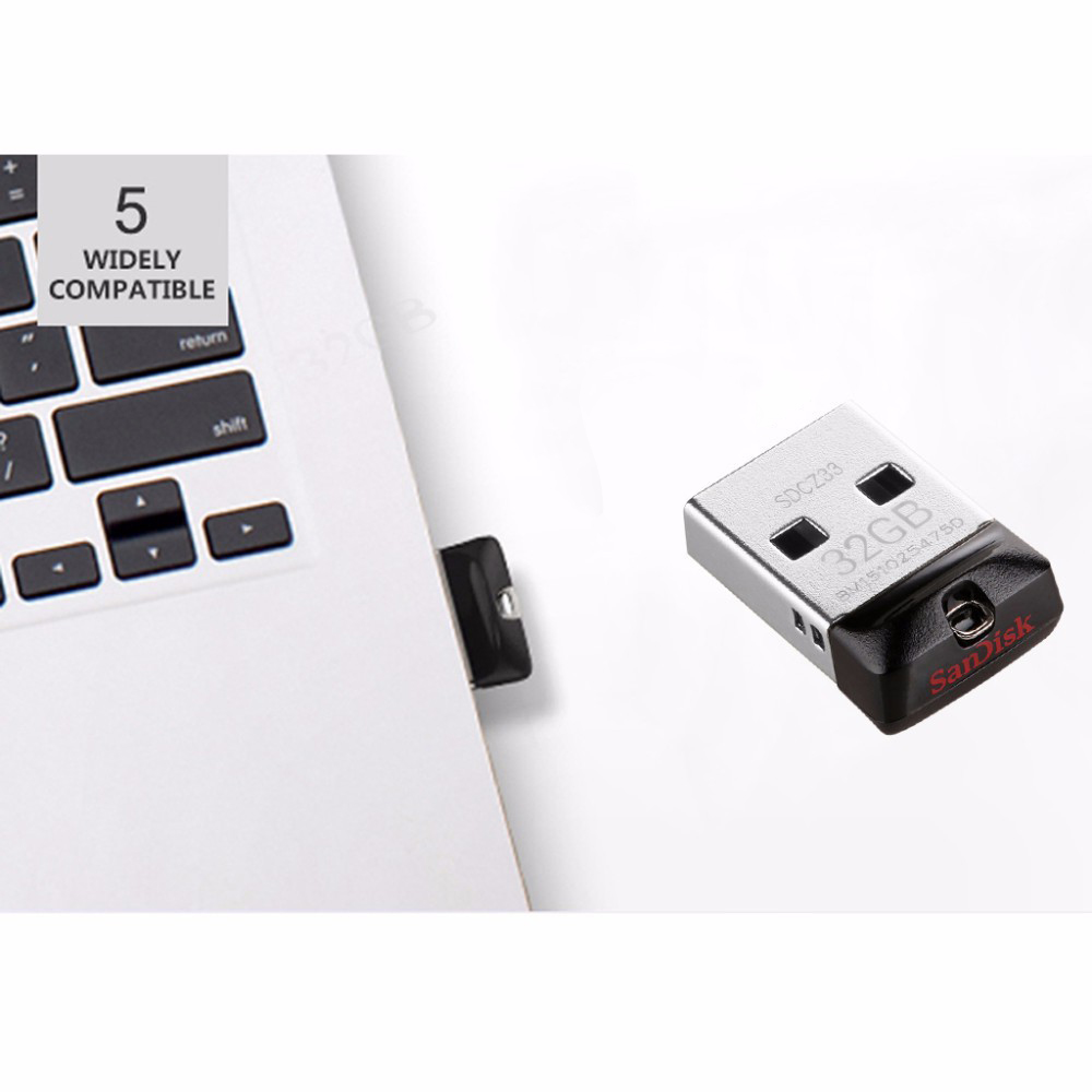 USB SanDisk 2.0 100% Nguyên Bản CZ33 Mini Camera Bút 64GB 32GB 16GB USB 8GB đĩa U Phím USB Pendrive