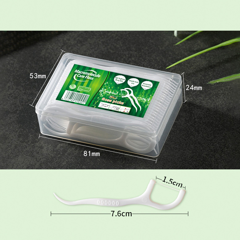 50pcs Dental Floss Flosser Picks Teeth Toothpicks Stick Tooth Clean Oral Care 7.5cm
