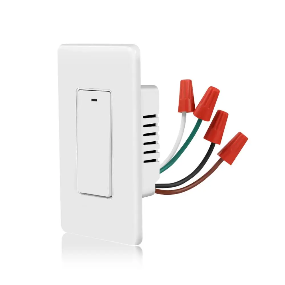 Apple Homekit Smart WIFI Touch Switch 1 Gang 1 Way Wall Light Switch Siri Voice Control Homekit Sistem IOS Standar AS