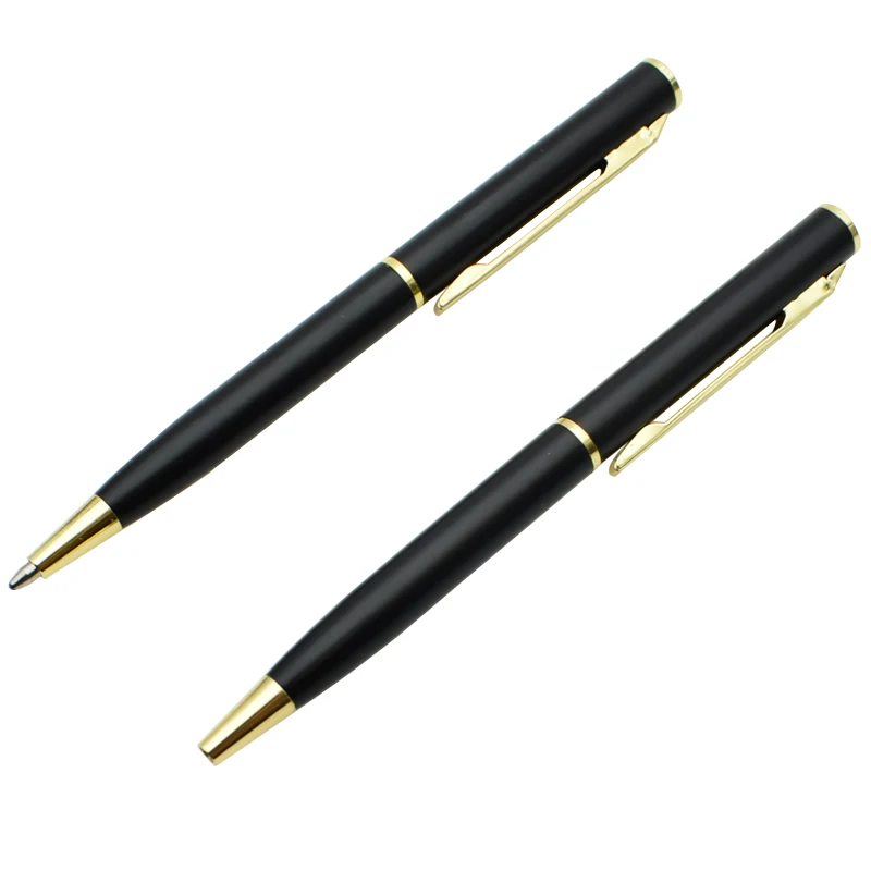 Mini rotierender Kugelschreiber im Taschenformat, Metallmaterial, 0,7 mm, schwarze blaue Tinte, Nachfüllung, Kugelschreiber, Büro, Schulbedarf, Schreibwaren