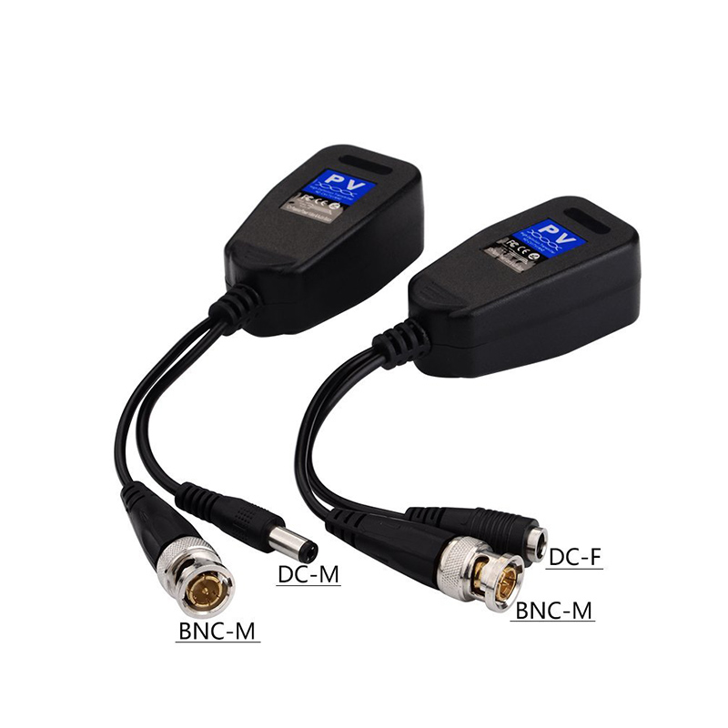 5 pares 8MP 4K alimentación de vídeo pasiva a conector RJ45 convertidor transceptor Video Balun para cámara HD 5MP 8MP AHD/CVI/TVI