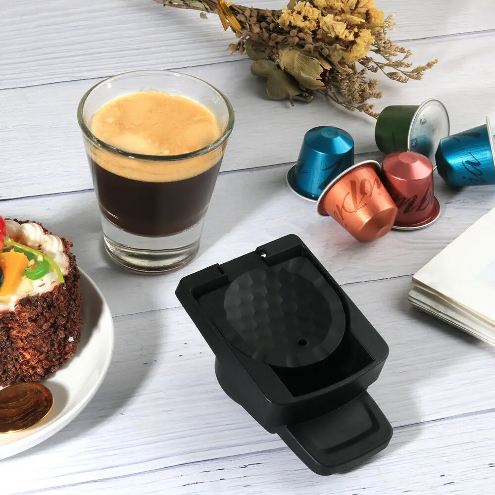 Coffee Adapter for Dolce Gusto Espresso with Nepresso Original Capsule Pod Adapter for Dolce Gusto Melody Genio 2 Mini ME Maker
