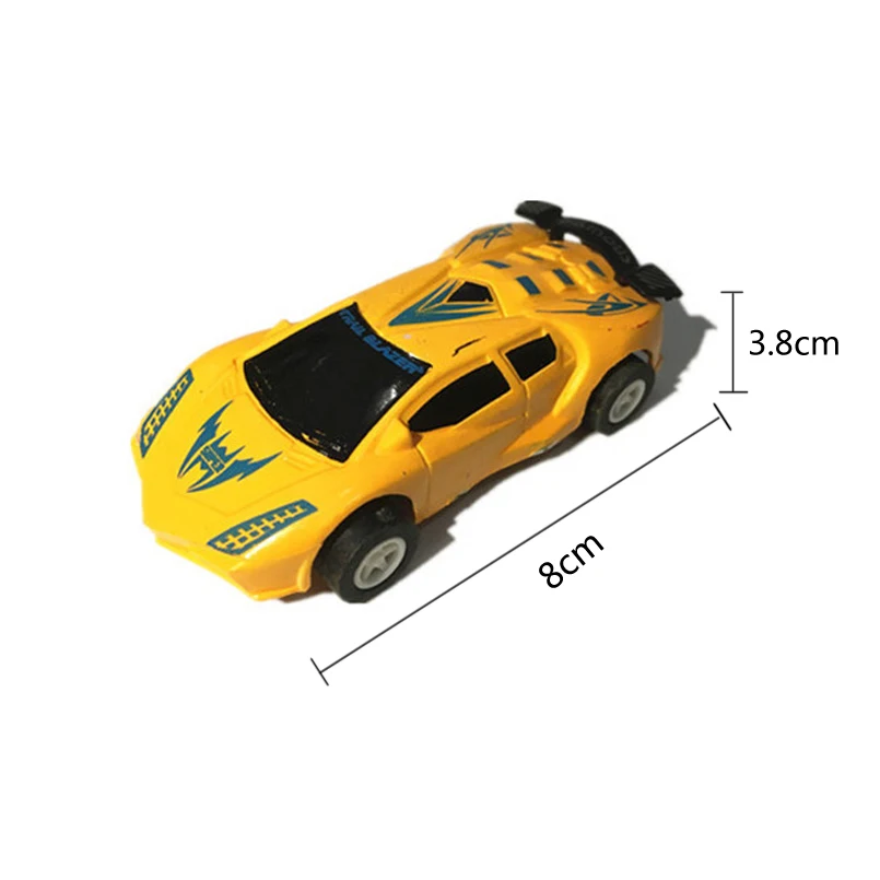 8 ピース/ロット子供ミニプルバック車のおもちゃ赤ちゃん漫画レーシングバス車モデル教育シミュレーション車両のおもちゃ男の子のギフト