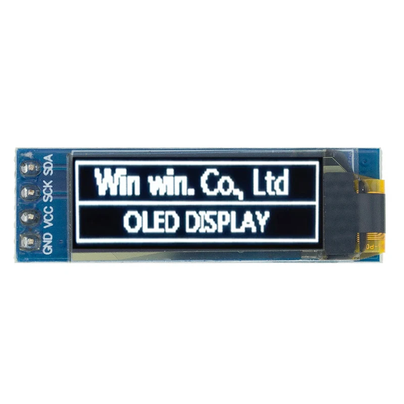 1 peça módulo oled de 0.91 polegadas 0.91 "branco/azul oled 128x32 módulo de exibição led lcd oled 0.91" iic comunicar