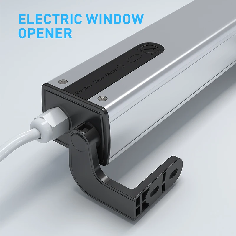 Automatic Window Opener Motor Drive 400MM Chain Actuators Wifi Remote Control Switch Optional Accessories