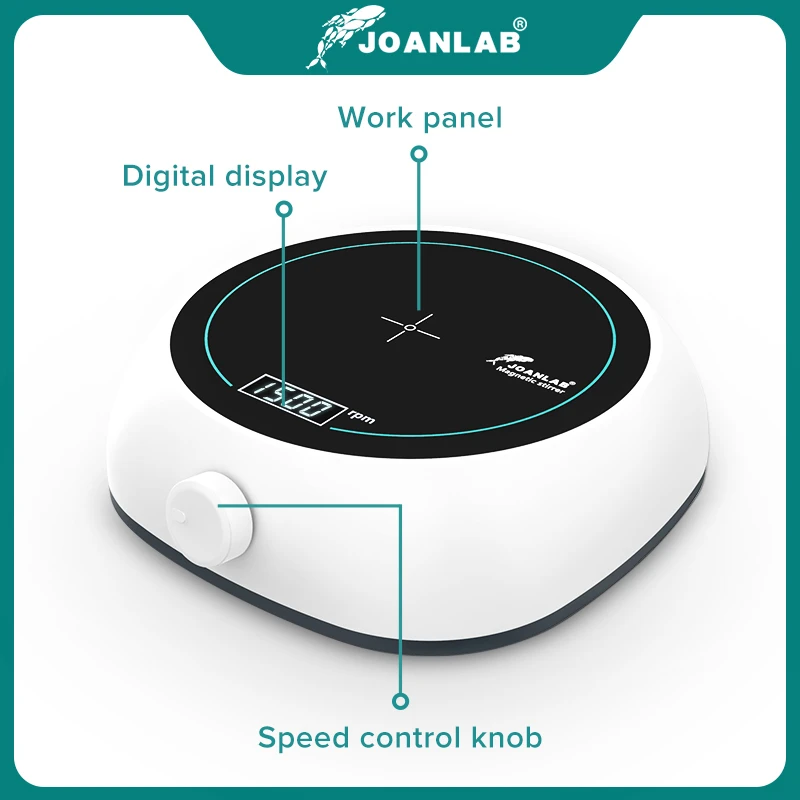 JOANLAB Official StoreดิจิตอลจอแสดงผลMagnetic Stirrer Labอุปกรณ์แม่เหล็กAgitatorผสมแม่เหล็ก110V-220Vผัดบาร์