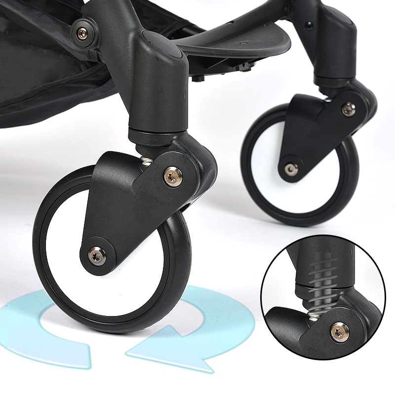 Nuevos accesorios de cochecito, rueda delantera y trasera para Babyzenes Yoyo Yoya YuYu, cochecito de bebé