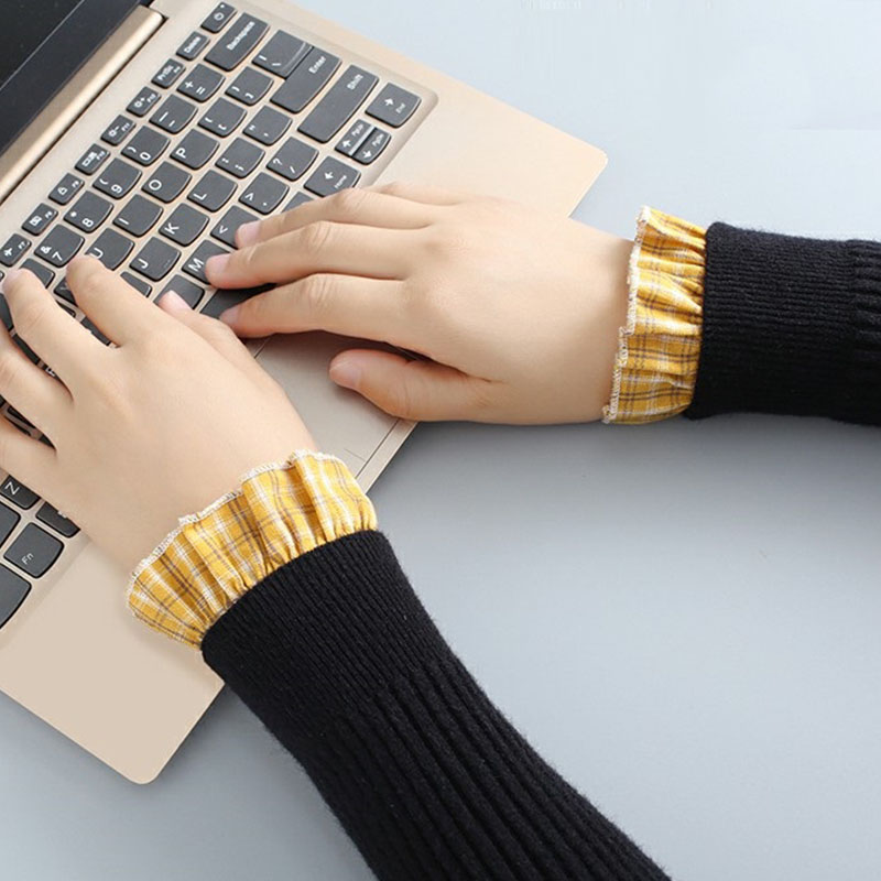 Aushöhlen Stickerei Floral Spitze Gefälschte Ärmeln Für Pullover Hochzeit Falsche Hülse Manschetten Prinzessin Handgelenk Wärmer Pullover Dekorative