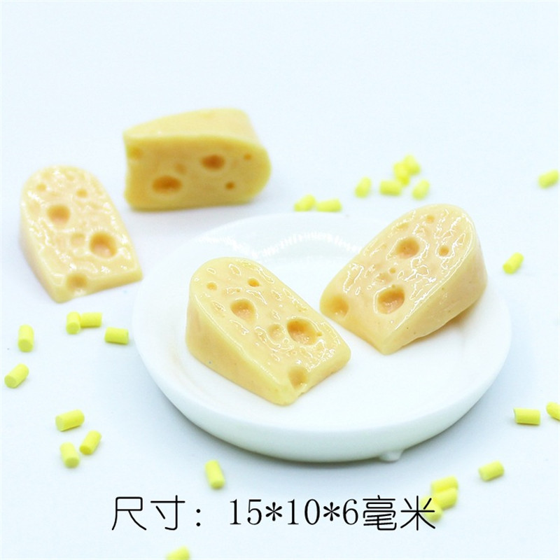 20 Uds Mini queso casa de muñecas en miniatura desayuno juego de simulación cocina muñeca pequeña comida accesorios de juguete