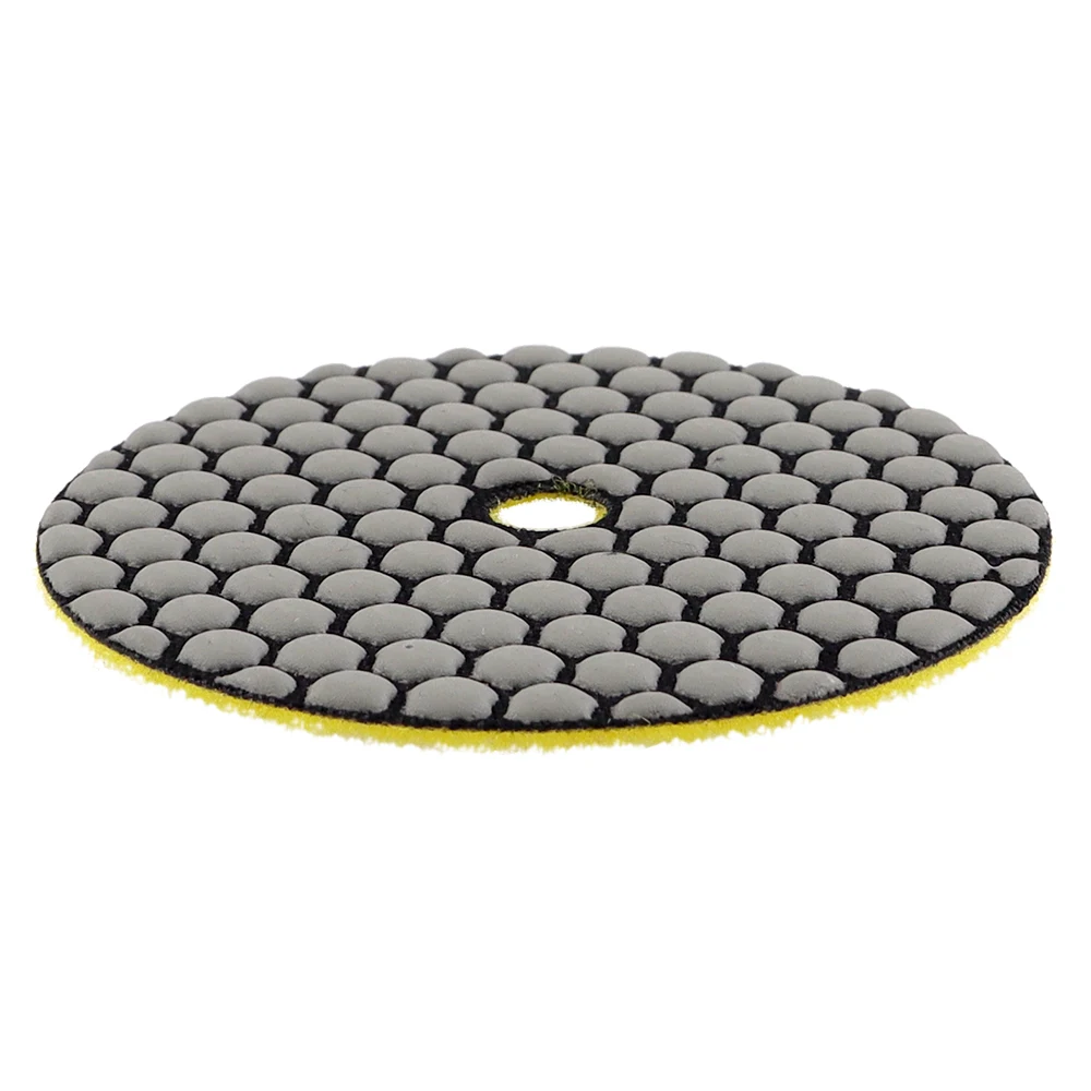 7 Cái/bộ 4 Inch Khô Đánh Bóng Sắc Nét Linh Hoạt 100Mm Đánh Bóng Kim Cương Miếng Lót Cho Đá Cẩm Thạch Đông Ninh ĐÁ BÊ TÔNG Chà Nhám đĩa