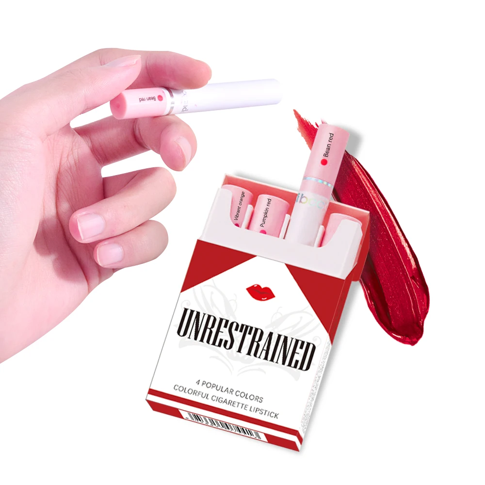 Juego de labios resistente al agua con 4 barras duraderas: lápiz labial mate de larga duración con acabado transparente: regalo perfecto para el día de San Valentín para ella
