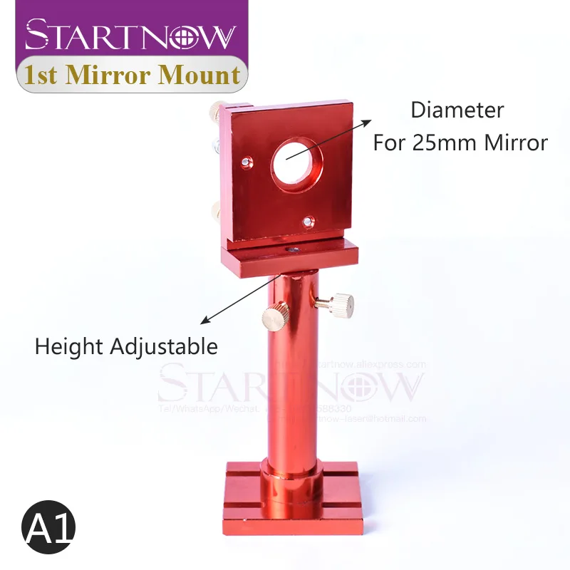 Startnow CO2 Đầu Laser Bộ Gương Ống Kính Lấy Nét Integrative Đèn Gắn Giá Đỡ Cho Cắt Laser Cơ Chế Thiết Bị Phần