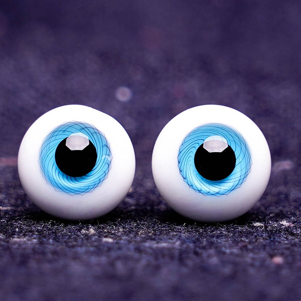 1คู่6/8/10/12/14มม.ตา Eyeball สำหรับตุ๊กตา BJD สีฟ้าสีดำความปลอดภัยสัตว์ตาของเล่นตุ๊กตา DIY ทำหัตถกรรมของเล่นอุปกรณ์เสริม