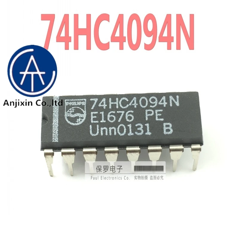 10pcs 100% orginal new real stock  Shift register 74HC4094N 74HC4094 DIP-16