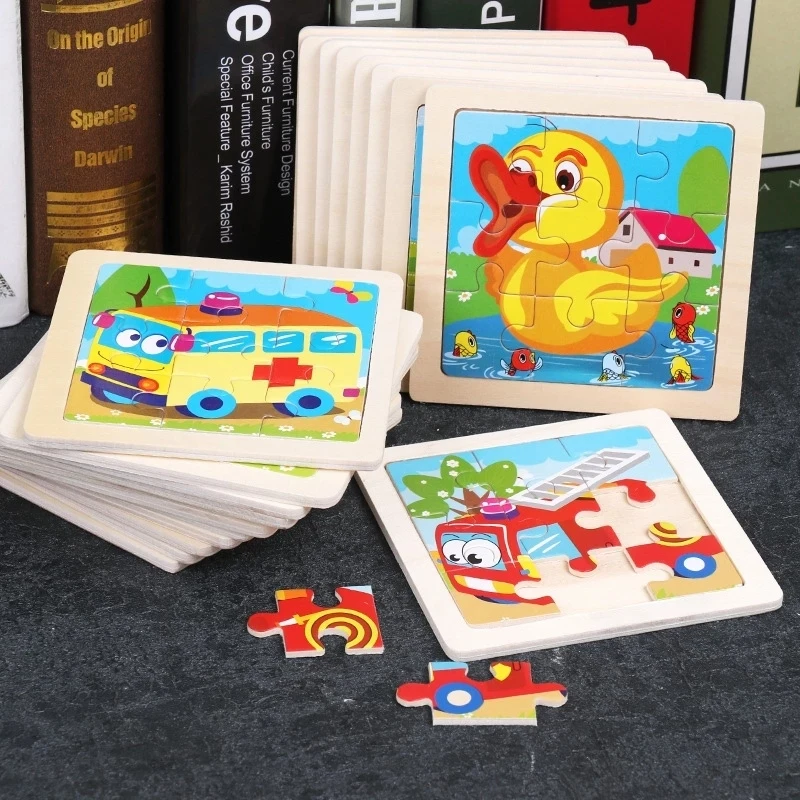 9 Chiếc Nhỏ Kích Thước Đồ Chơi Xếp Hình Bằng Gỗ Montessori Đồ Chơi Bộ Ghép Hình Cho Bé 3D Bảng Ghép Hình Trò Chơi Đồ Chơi Giáo Dục Cho Trẻ Em Quà Tặng