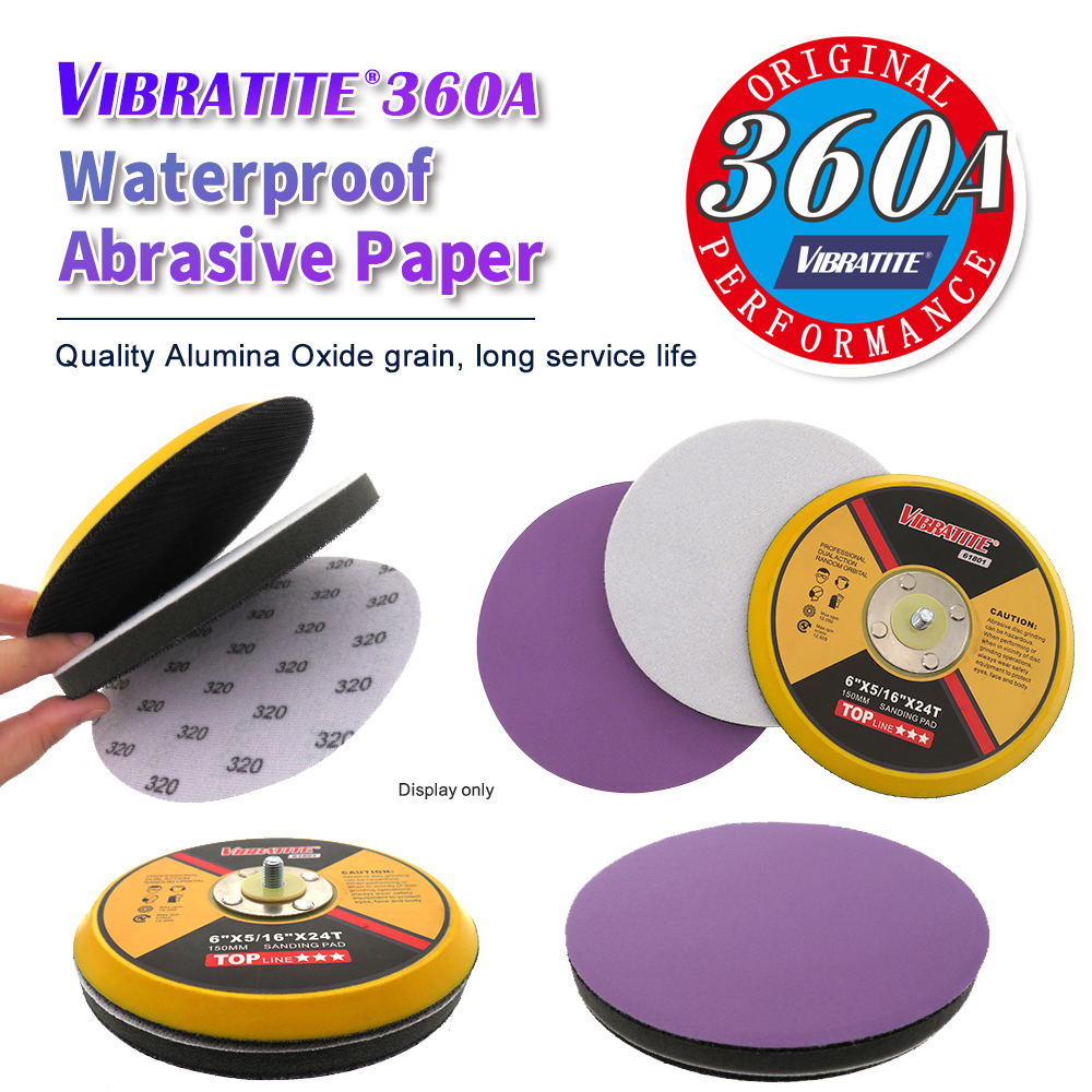 CHÀ NHÁM ĐĨA 6 Inch Móc Và Vòng Lặp 60-10000 Nhám Giấy Nhám 150 Mm Ngẫu Nhiên Quỹ Đạo Nhám Gỗ Ô Tô kim Loại Xe Ô Tô