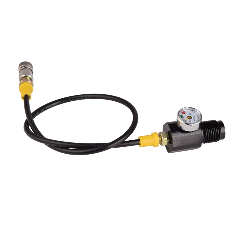 新しい Din アダプター 300bar/4500psi 航空機アルミニウム G5/8 バルブ、60cm ホース qc エンド付き