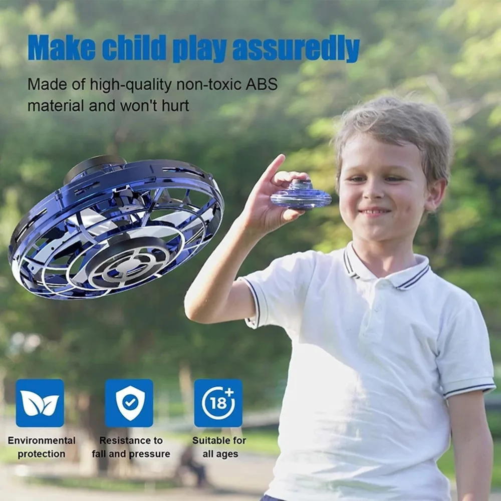 Flynova Drone Fly Spinner เด็กเด็กผู้ใหญ่ Fidget ของเล่น Mini UFO Flyorb Flying Spinner Dropshipping