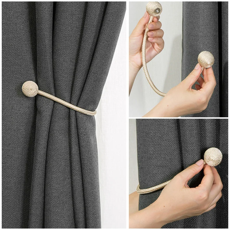 BELAVENIR 1 Từ Màn Thắt Lưng Dù Chất Lượng Cao Giá Đỡ Móc Khóa Kẹp Màn Thắt Lưng Polyester Trang Trí Nhà Accessorie