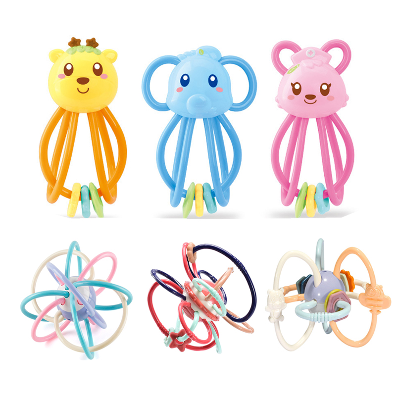 Игрушка-прорезыватель для зубов для новорожденных 0-12 месяцев