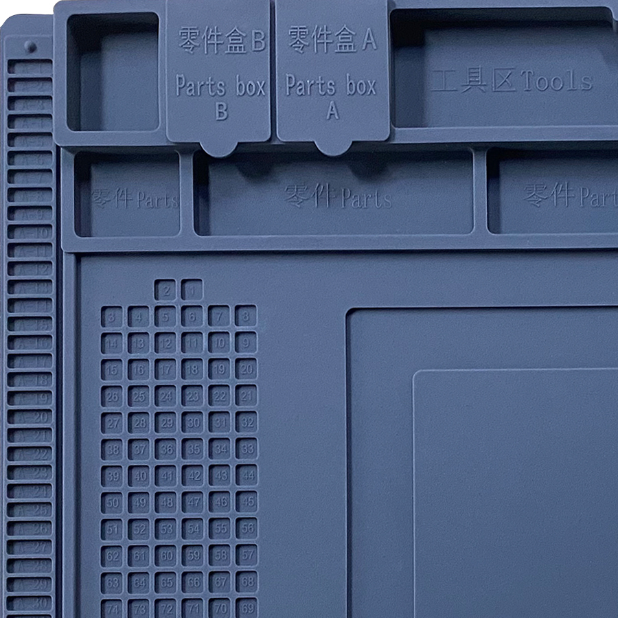 シリコン溶接パッド,はんだ付けステーション用プラットフォームマット,鉄製,修理用,断熱材,鉛なし,S-160