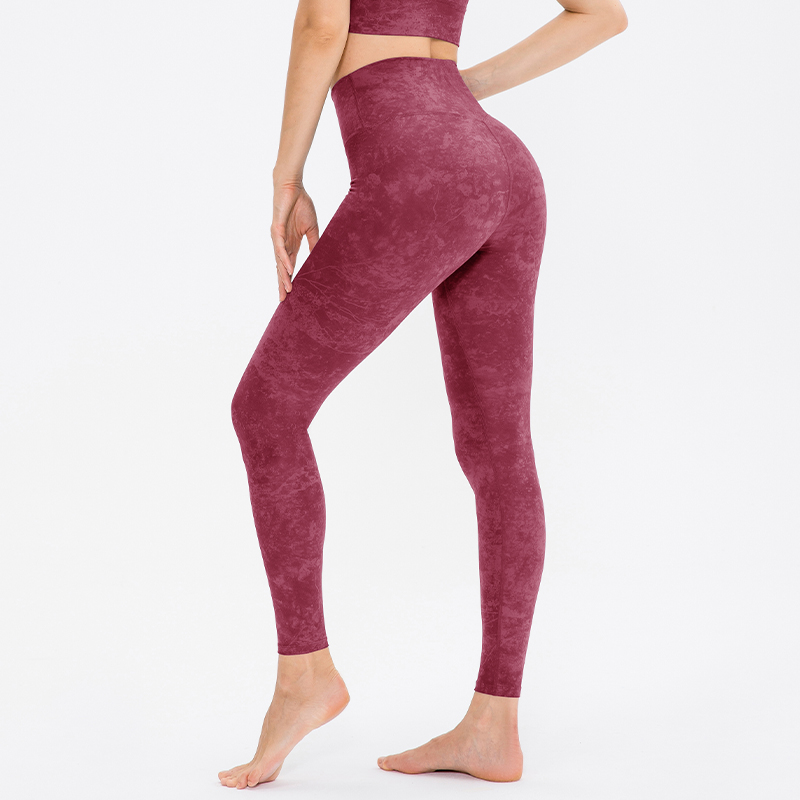Celana Yoga Cetak Wanita Legging Olahraga Mulus untuk Kebugaran Lari Legging Mengerut Push Up Bum Energi Gym Yoga Pakaian Pinggang Tinggi