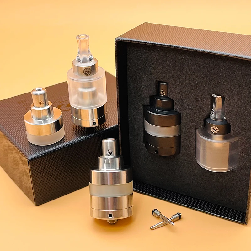DSXvape Kayfun lite plus 2021 MTL RTA atomizador de tanque 316SS 22mm/24mm entrada de flujo de aire de bobina única vaporizador Vape ajustable