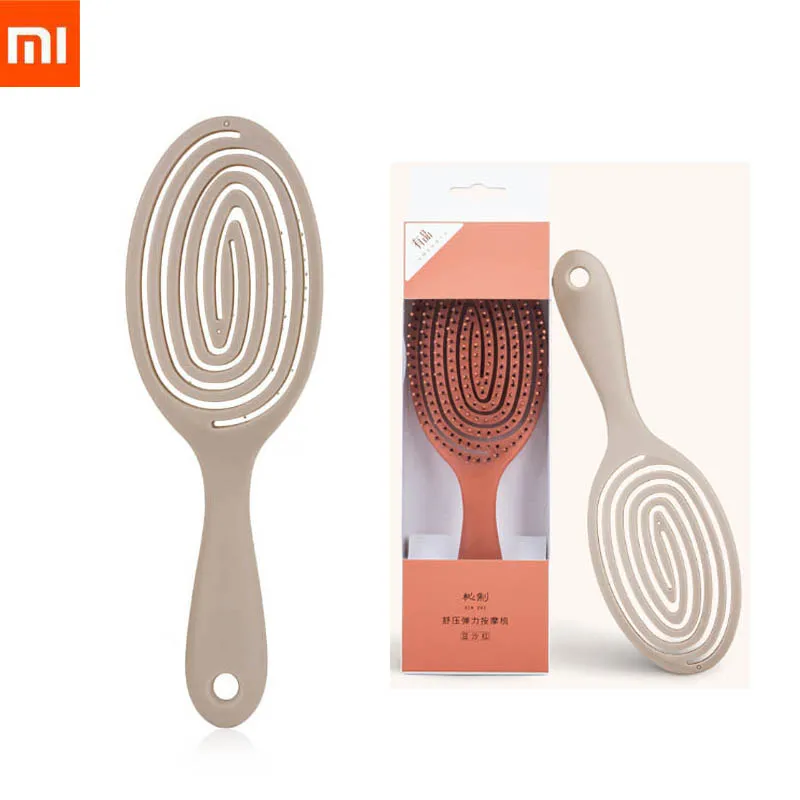 Xiaomi Xinzhi Thư Giãn Thun Lược Massage Di Động Bút Lông Bàn Chải Mát Xa Magic Bàn Chải Đầu Combo