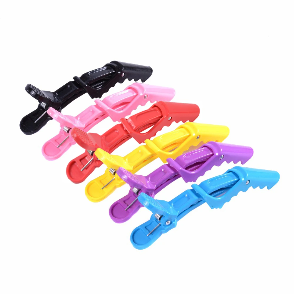5 Cái/gói Làm Tóc Kẹp Móng Vuốt Kẹp Tóc Salon Nhựa Cá Sấu Barrette Giữ Tóc Phần Kẹp Cầm Dụng Cụ Phụ Kiện