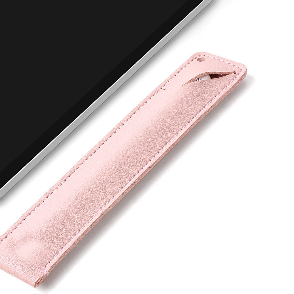 Чехол-стилус для IPad Apple, мягкий кожаный чехол для карандашей, с защитой от прокручивания, с наконечником