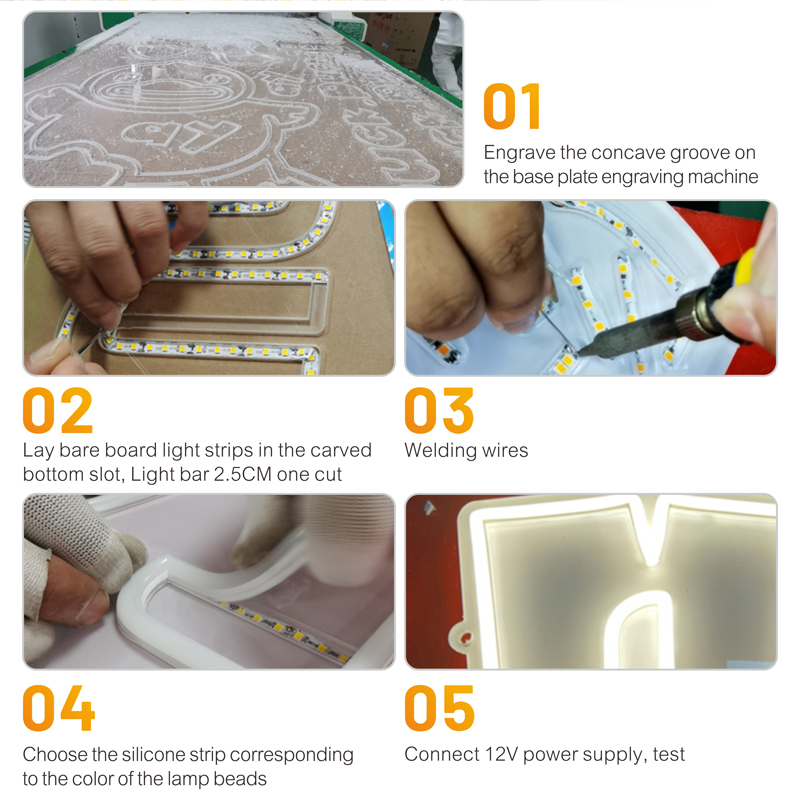 6/8mm 5M/Rolls DIY Separate Silicone Neon Strip 120Leds S-Bendable Newly Flexible Led Tape For LED Neon Sign Waterproof  IP67