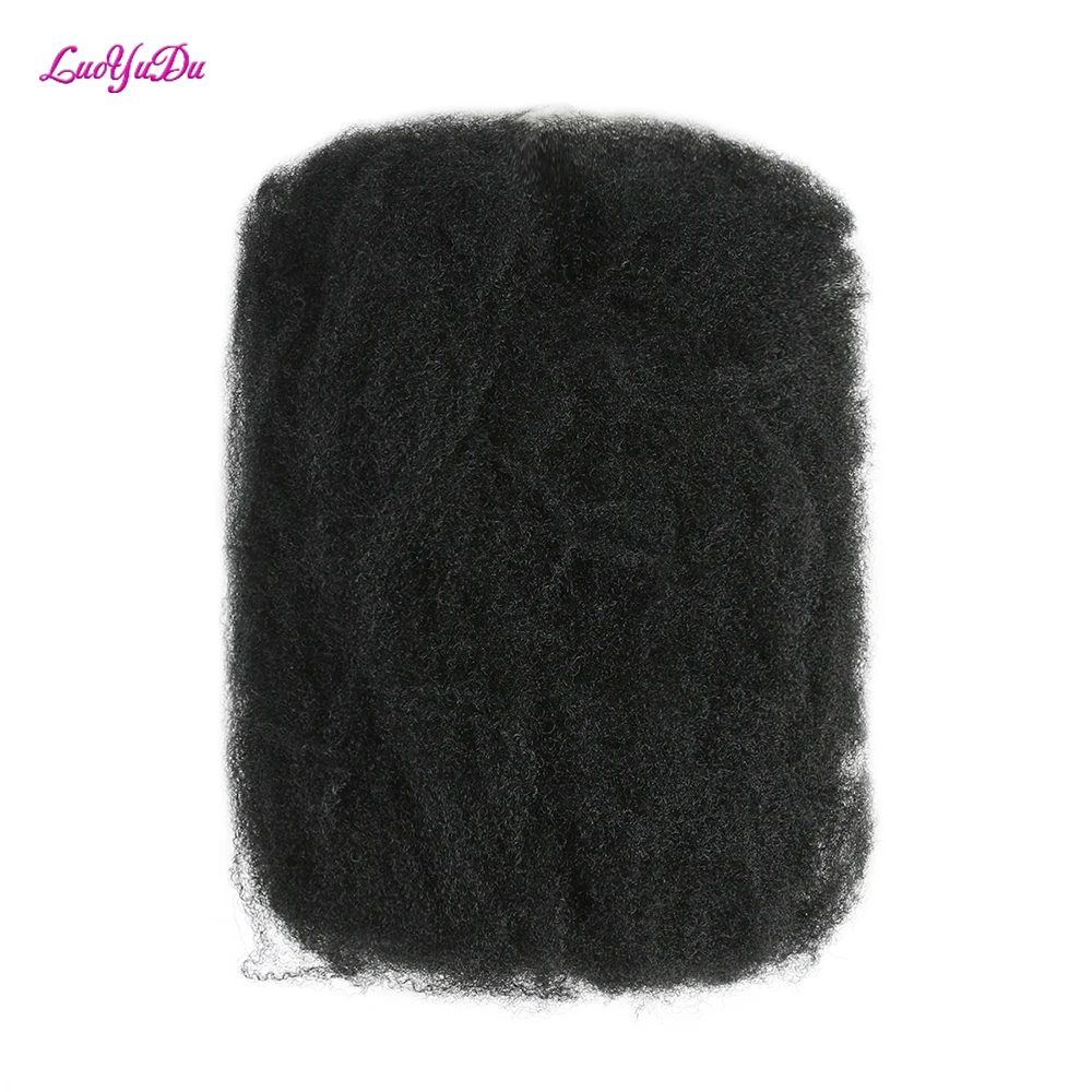 Para Junky Curl Afro rizado extensiones de cabello trenzado sintético para DIY buenos presságios 50 g/unidad para rastas trenzas de pelo
