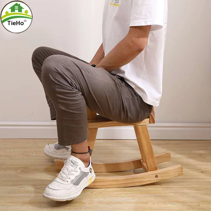TieHo Gỗ Ngựa Ghế Bập Bênh Trẻ Em Phân Trẻ Em Phân Cho 1-7 Tuổi Trẻ Em Đồ Nội Thất