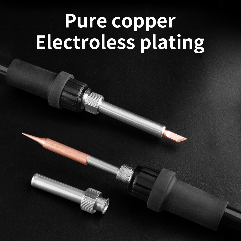 LUXIANZI 1pc 900M Soldering Iron Tip Copper Leadfree Weding Head BGA Solderig Station Tools SGS Quality Diamagnetic Serise Sting