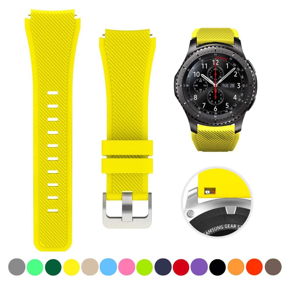 Band voor Samsung Galaxy Watch 4/Classic/46mm/42mm/actieve 2 Gear s3/S2 siliconen armband Huawei GT/2/GT2/3 Pro 22/20mm horlogeband