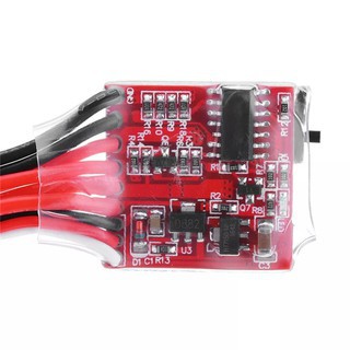 Mini controlador de velocidad eléctrico cepillado 30A 4-8V, cepillo ESC, controlador electrónico de velocidad del Motor para coche RC