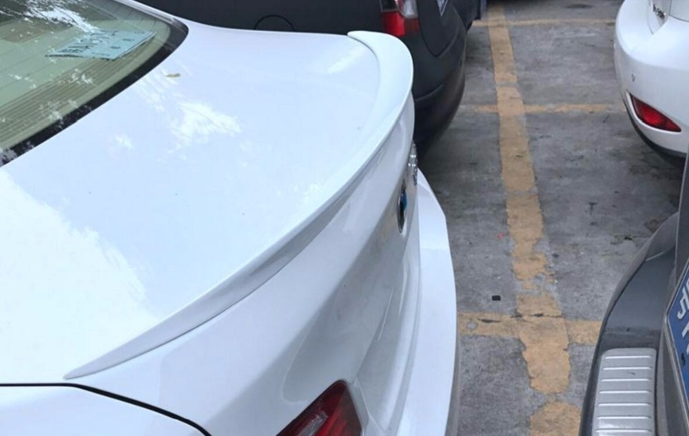 WOOBEST Spoiler Belakang Sayap Ekor ABS Tidak Dicat untuk BMW 5 Series F10 F18 2011-17
