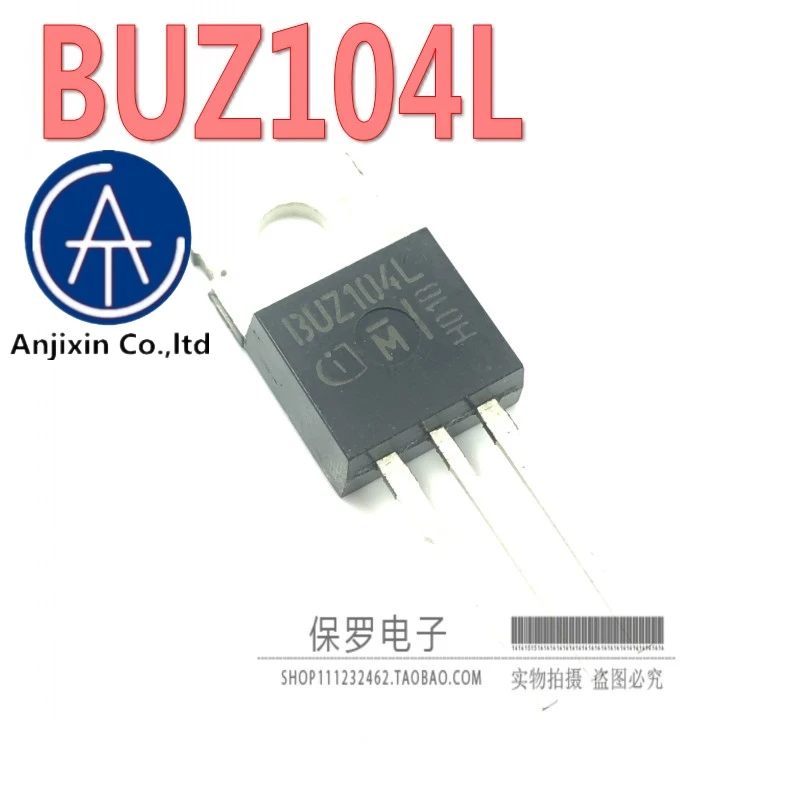 Tubo de efecto de campo MOS BUZ104L BUZ104 TO-220, original, 10 Uds., 100%