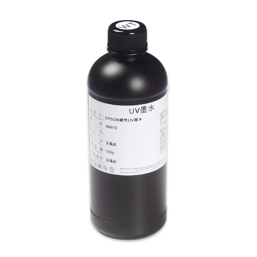 250 ml oder 500 ml UV DTF Tinte für EPSON R1390 R2000 R1900 T50 L805 L800 L1800 Für DX4 DX5 DX6 DX7 TX800 XP600 Druckkopf Harte UV-Tinte