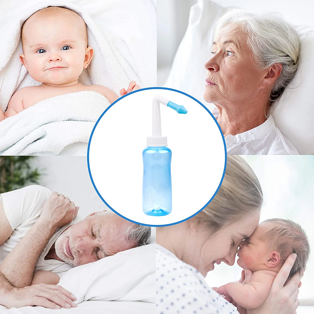 Rửa Mũi Hệ Thống Xoang & Dị Ứng Cứu Trợ Mũi Áp Lực Rửa Sạch Netis Nồi Tỉa Lông Mũi Người Lớn Trẻ Em Rửa Mũi Bụi