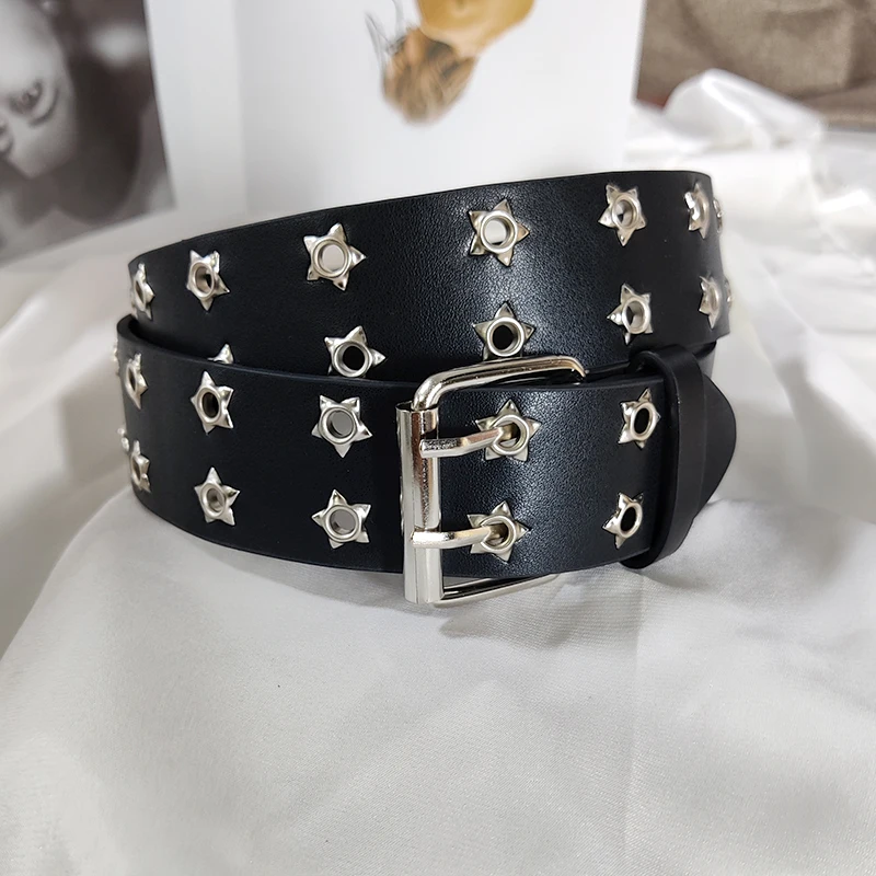 Unisex กางเกงยีนส์เข็มขัด Punk Gothic เข็มขัดผู้หญิงผู้ชายเอวรัดตัว Cinturon Mujer CHAIN Ketting Riem คุณภาพสูง Cummerbunds Cintos