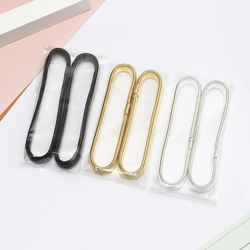 Ligas de manga de Metal elásticas Unisex, soporte para manga de camisa, banda elástica antideslizante para el brazo, brazalete elástico, soporte para manga de camisa, 1 ud.